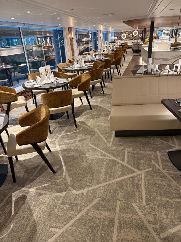 cruise ship restaurant flooring